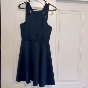 Navy cocktail dress